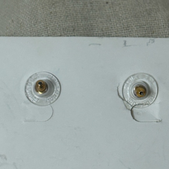 Stella&Dot Gold Chain Earring with Enamel Detail - like new/display only - Picture 3 of 4